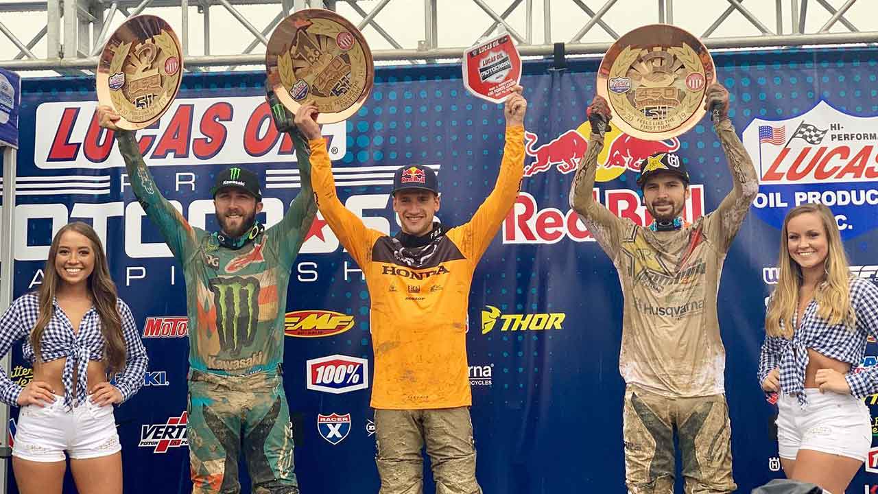 2019 Lucas Oil Pro Motocross Championship Hangtown Podio 450MX