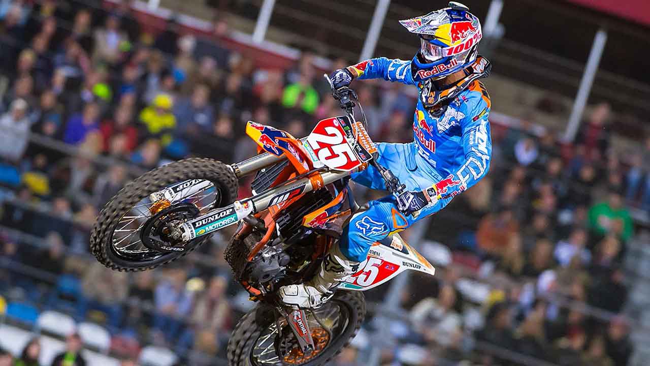 Marvin Musquin Supercross 2015 classe 250 costa Est