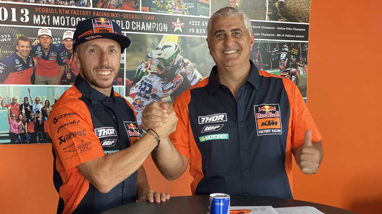 2020 Tony Cairoli Claudio De Carli Team Red Bull KTM Factory Racing MXGP